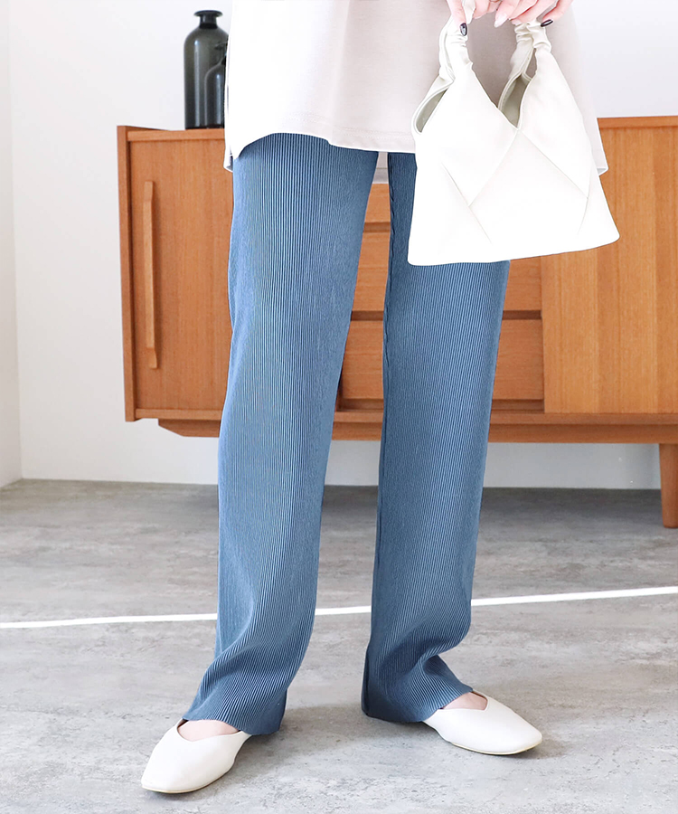 セルフカットプリーツパンツ