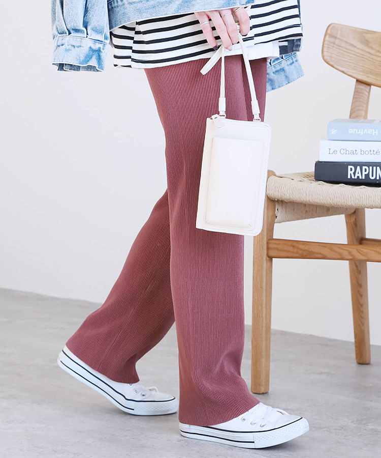 セルフカットプリーツパンツ