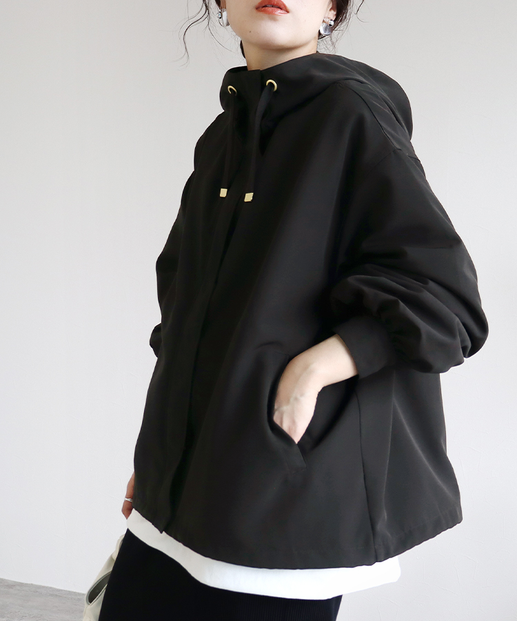 裾ドロストマウンテンパーカー