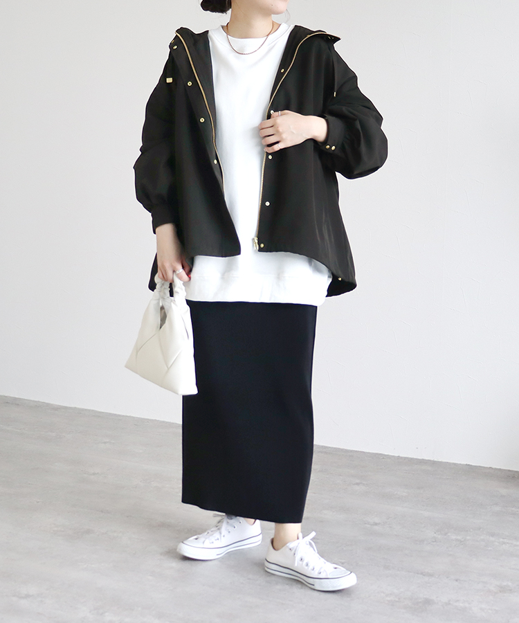 裾ドロストマウンテンパーカー