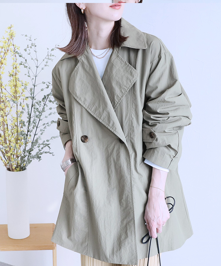 スタンドカラーモンスターコート