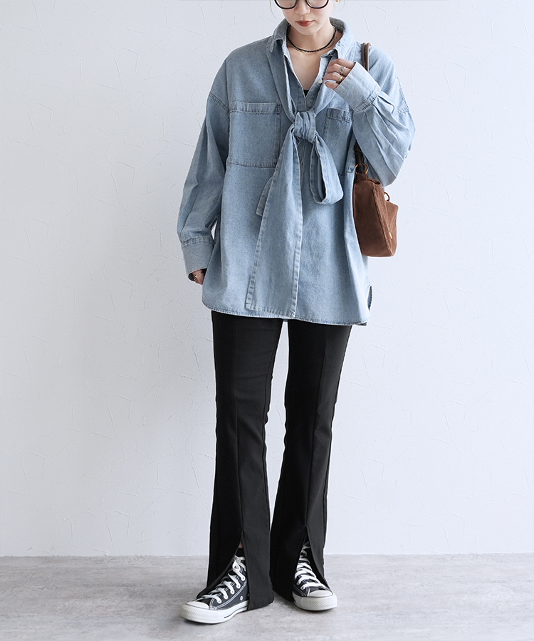 ランダムプリーツパンツ