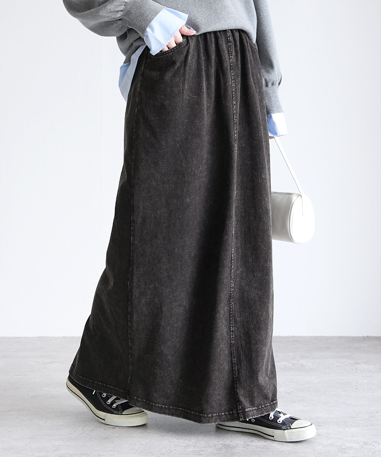 ストレッチデニムスカート
