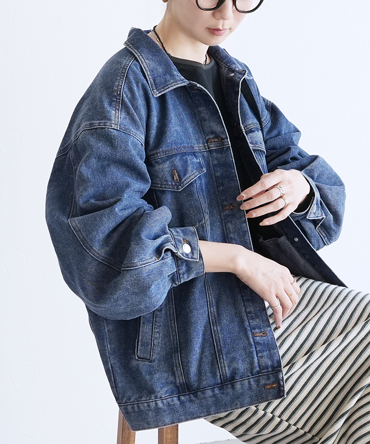 オーバーサイズデニムジャケット