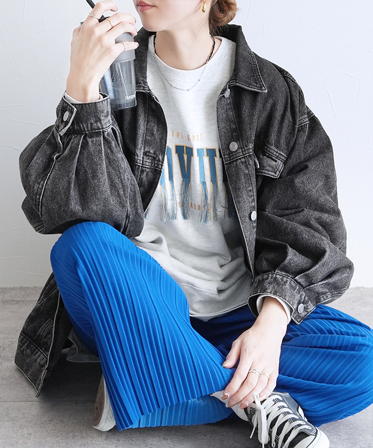 オーバーサイズデニムジャケット