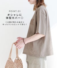 立体ロゴ刺繍Tシャツ(R21156-k) メール便発送10 - サムネイル4