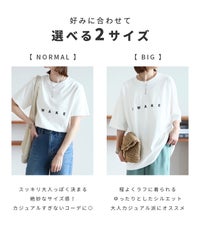 選べる2サイズ☆ロゴプリント半袖Tシャツ(R23132-k) メール便発送10 - サムネイル5