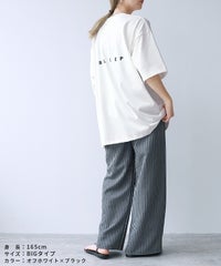 選べる2サイズ☆ロゴプリント半袖Tシャツ(R23132-k) メール便発送10 - サムネイル9