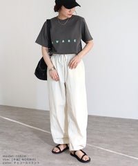 選べる2サイズ☆ロゴプリント半袖Tシャツ(R23132-k) メール便発送10 - サムネイル22