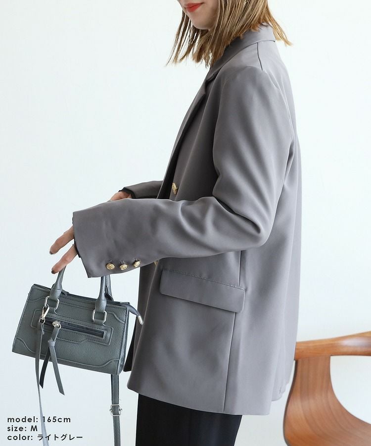 ツイル/ツイードテーラードジャケット(zn31370) 宅配便発送 | reca