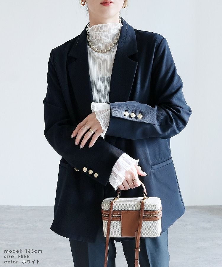 フレアスリーブシアーカットソー(aq23132066) ネコポス発送10 | reca