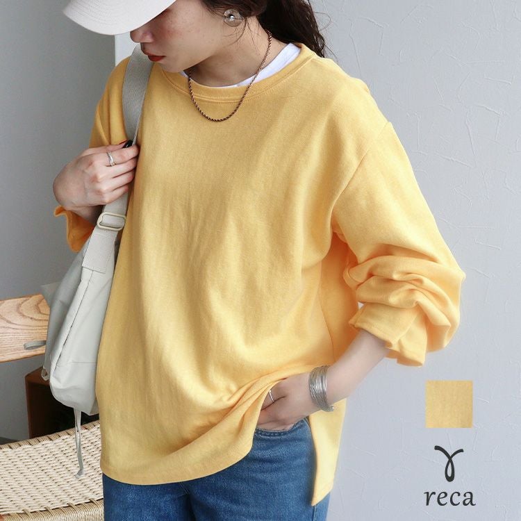 タックスリーブカットソー(R24119-k) reca レカ ネコポス発送10 | reca