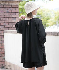 ラッシュガード前後2wayチュニック(hi287381-30) メール便発送10 - サムネイル8