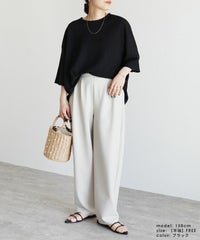 カットシャーリングデザイン半袖Tシャツ(R24138-v) reca レカ メール便発送10 - サムネイル11