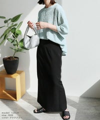 カットシャーリングデザイン半袖Tシャツ(R24138-v) reca レカ メール便発送10 - サムネイル27