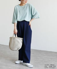 カットシャーリングデザイン半袖Tシャツ(R24138-v) reca レカ メール便発送10 - サムネイル30