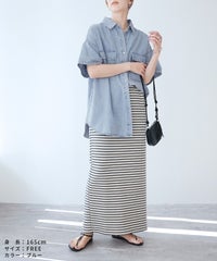 半袖デニムシャツ(p246373) メール便発送10 - サムネイル11