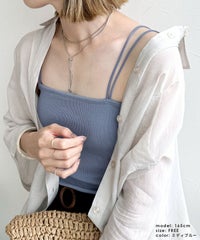 ダブルストラップカップインキャミソール(day252500) ネコポス発送5 - サムネイル18