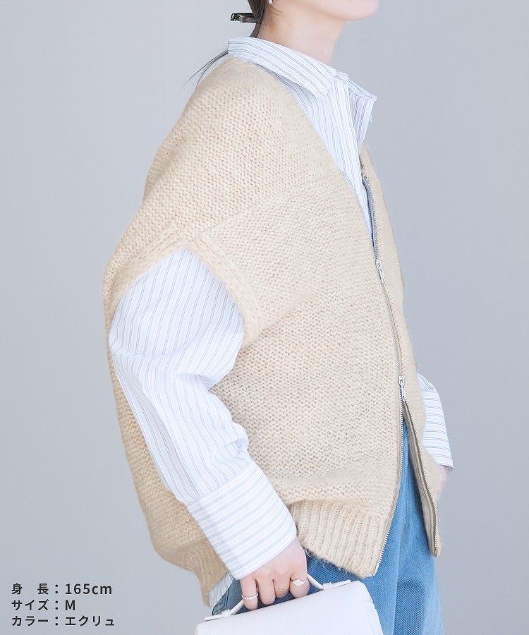 ダブルジップニットベスト(dec-ch-2026) 宅配便発送 | reca