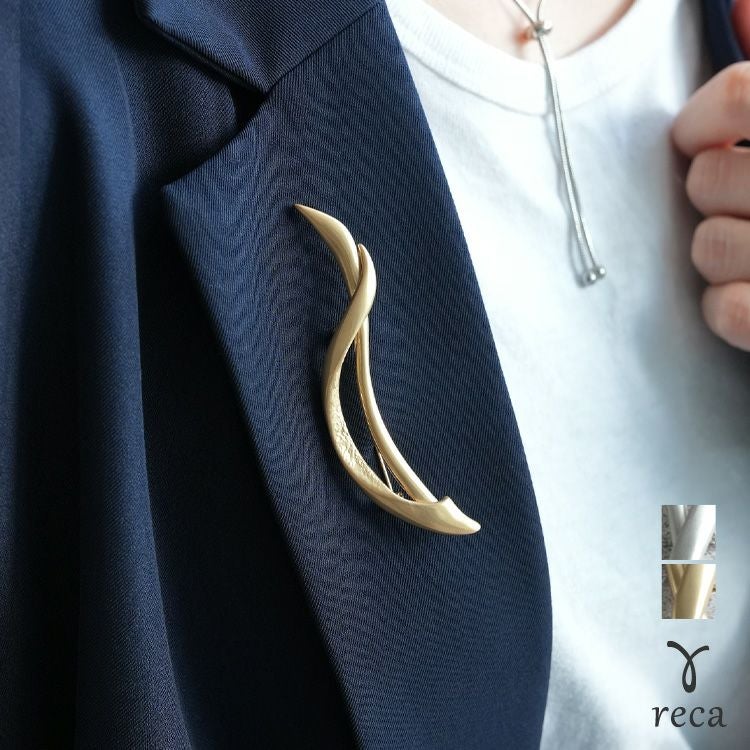 シンプルブローチ(acc240601) ネコポス発送5 | reca オフィシャルサイト