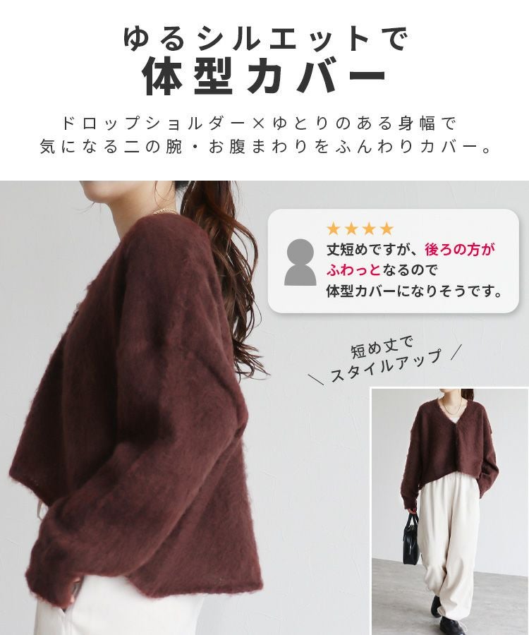ＲＥＧＥＮＣＥカーディガン ラクーン風ニットカーディガン(hi285829) 宅配便発送 | reca