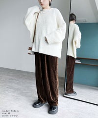楊柳ベロアワイドパンツ(hi285464-30) メール便発送10 - サムネイル15