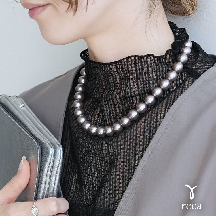 シルバーパールネックレス(acc230207) ネコポス発送5 | reca