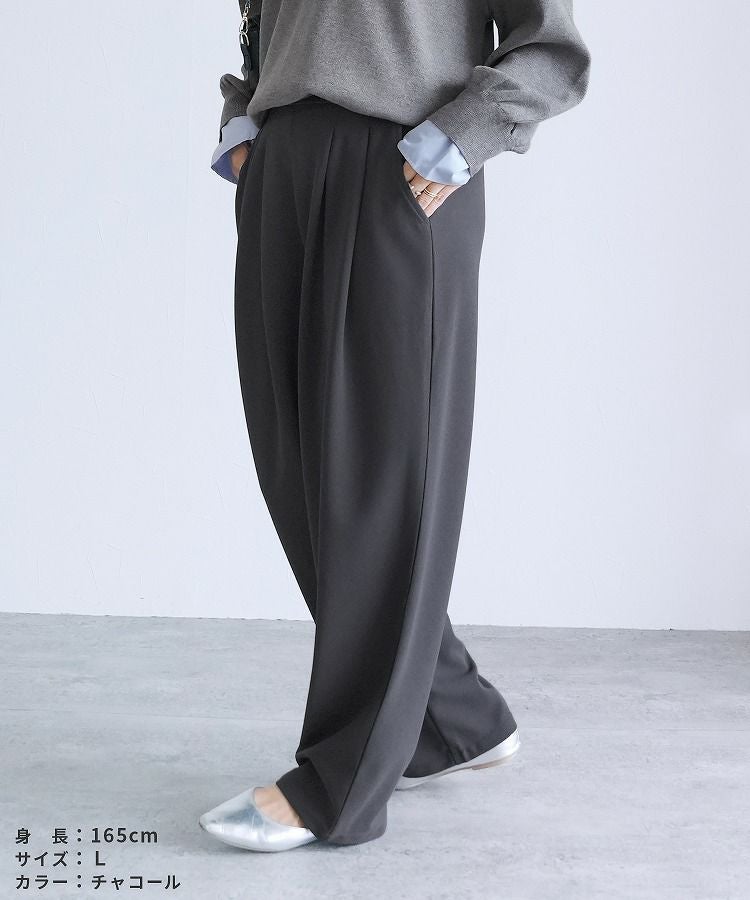 10/7まで値下げ中　MELLOW PLEATS パンツ　定価59,400円 締め付けからの解放！ 優美な軽やかショーツの会｜flufeel[フラ