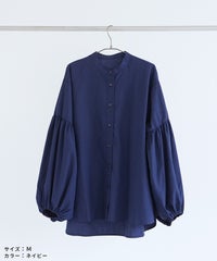 ボリューム袖マオカラーシャツ(y4439) メール便発送10 - サムネイル22