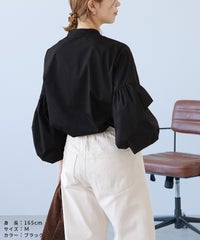 ボリューム袖マオカラーシャツ(y4439) メール便発送10 - サムネイル25