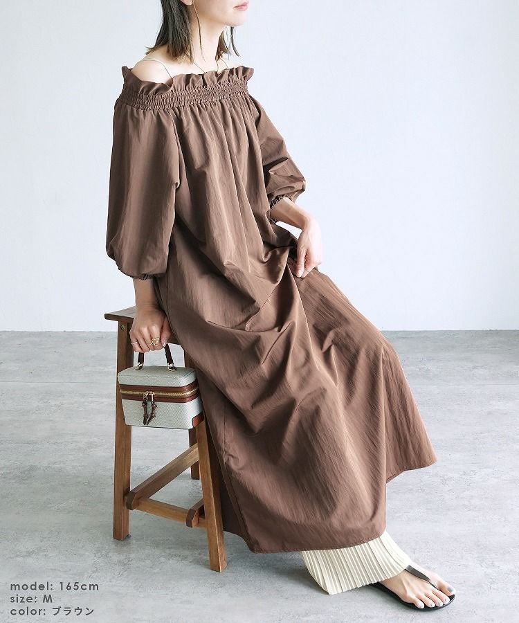 official限定】タフタオフショルワンピース(zn32450) reca レカ