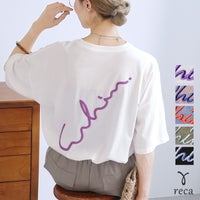 ゆるロゴ発泡プリント＆刺繍BIGTシャツ(day254861)　メール便発送10 - サムネイル1