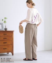 ゆるロゴ発泡プリント＆刺繍BIGTシャツ(day254861)　メール便発送10 - サムネイル10