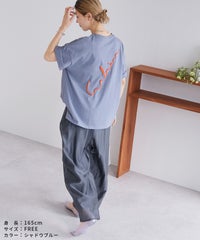 ゆるロゴ発泡プリント＆刺繍BIGTシャツ(day254861)　メール便発送10 - サムネイル15