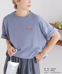 ゆるロゴ発泡プリント＆刺繍BIGTシャツ(day254861)　メール便発送10 - サムネイル16