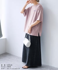 ゆるロゴ発泡プリント＆刺繍BIGTシャツ(day254861)　メール便発送10 - サムネイル24