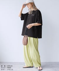 ゆるロゴ発泡プリント＆刺繍BIGTシャツ(day254861)　メール便発送10 - サムネイル29