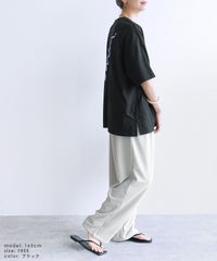 ゆるロゴ発泡プリント＆刺繍BIGTシャツ(day254861)　メール便発送10 - サムネイル30