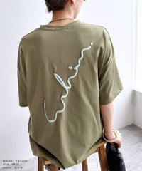 ゆるロゴ発泡プリント＆刺繍BIGTシャツ(day254861)　メール便発送10 - サムネイル31