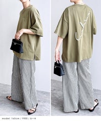 ゆるロゴ発泡プリント＆刺繍BIGTシャツ(day254861)　メール便発送10 - サムネイル32