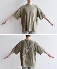 ゆるロゴ発泡プリント＆刺繍BIGTシャツ(day254861)　メール便発送10 - サムネイル38