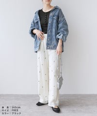 シアーテレコヘンリーネックトップス(day254521) reca レカ メール便発送10 - サムネイル12
