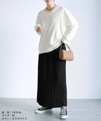 ドルマンスリーブＶネックＴシャツ(wk-0576) メール便発送5 - サムネイル19
