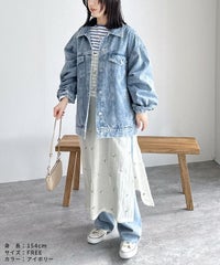 小花柄刺繍シアーキャミワンピース(day345431) メール便発送10 - サムネイル10