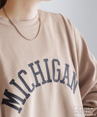 袖ボリュームドルマンロゴTシャツ(an-p262969e)メール便発送10 - サムネイル15
