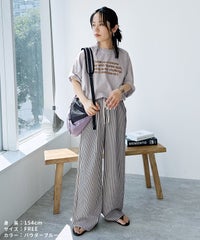 配色フロッキーロゴプリントBIGTシャツ(day256169) メール便発送10 - サムネイル18