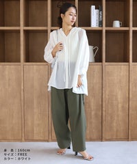 前開きボリューム袖ブラウス(y4593) メール便発送10 - サムネイル19