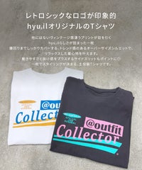 【hyu,il】UNISEXレトロシックプリント半袖Tシャツ(hyu2503-k) メール便発送10  - サムネイル2
