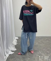 【hyu,il】UNISEXレトロシックプリント半袖Tシャツ(hyu2503-k) メール便発送10  - サムネイル15