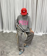 【hyu,il】UNISEXロゴプリント半袖BIGTシャツ(hyu2503-k) メール便発送10 - サムネイル4
